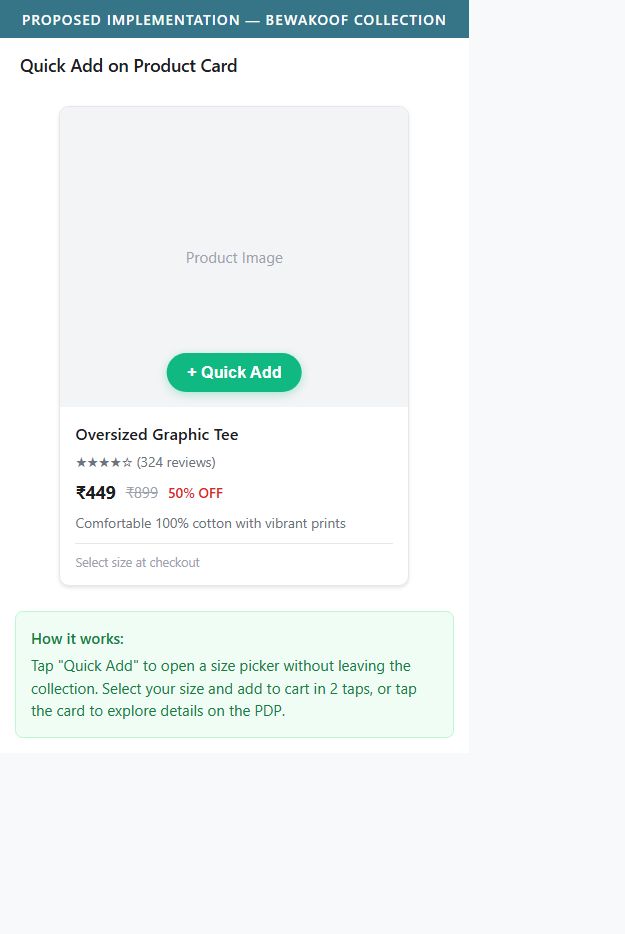 Proposed Implementation — Mobile