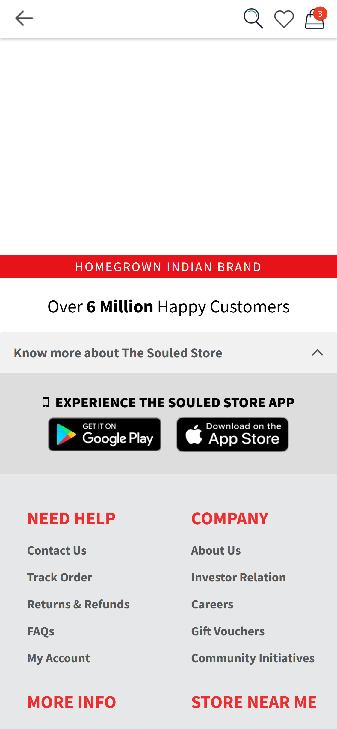 The Souled Store — Mobile
